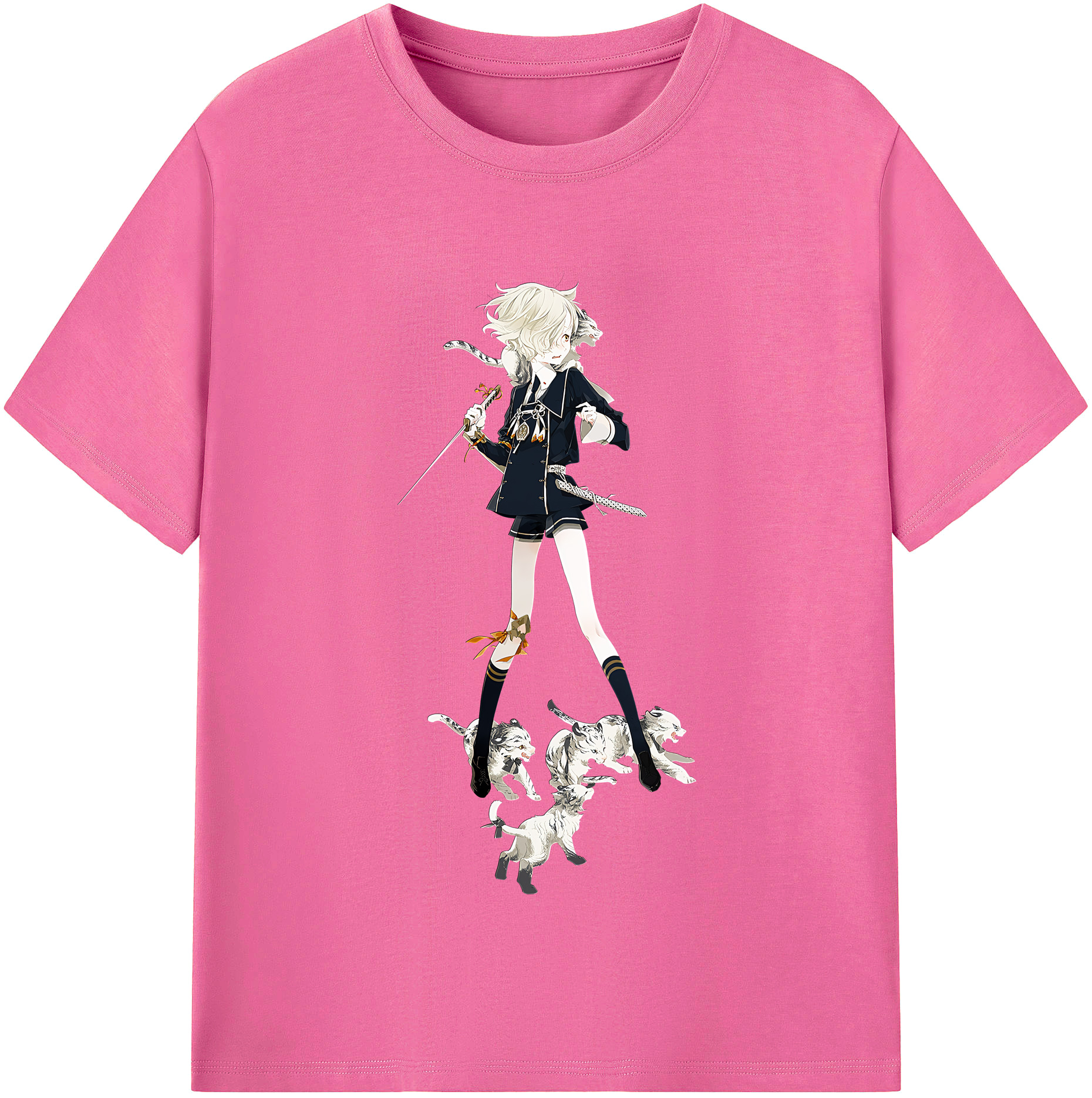 （画像用） 刀剣乱舞 Touken Ranbu レディースカジュアルプリントTシャツ（綿100％）